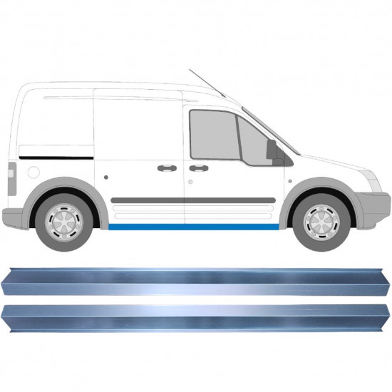 Slieksnis priekš Ford Transit Connect 2003-2013 / Kreisais = Labais (simetrisks) / Komplekts 9524