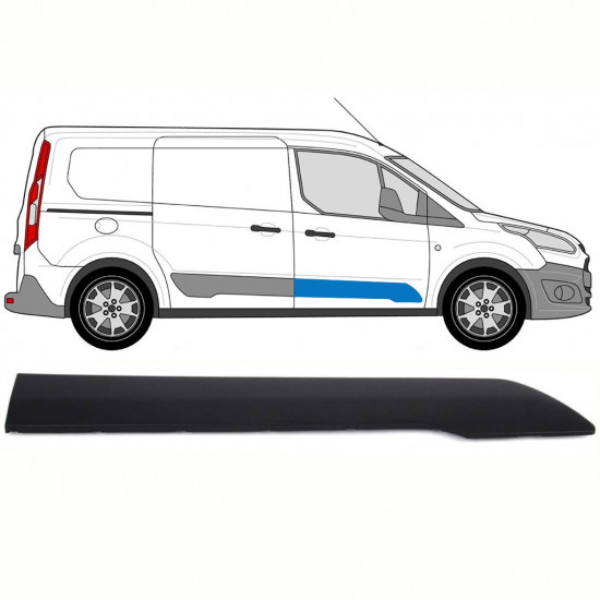 Priekšējo durvju sānu josla priekš Ford Transit Connect 2013- / Labā 8496