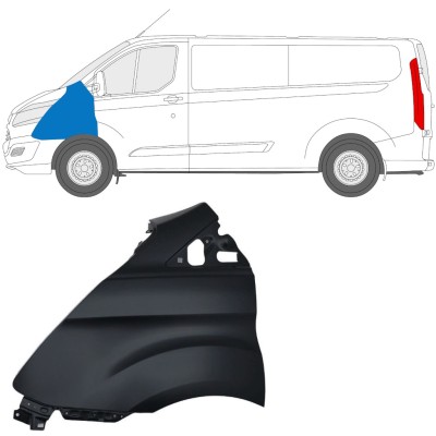Priekšējais spārns priekš Ford Transit Custom 2013-2017 / Kreisā 17096