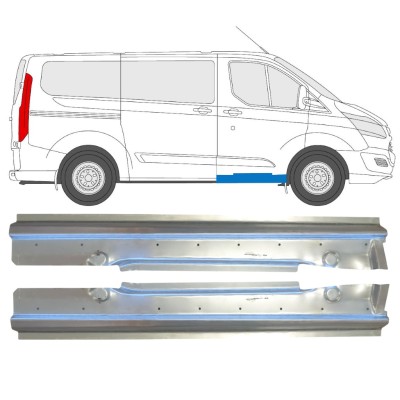 Slieksnis priekš Ford Transit Custom 2013- / Kreisais+Labais / Komplekts 14643