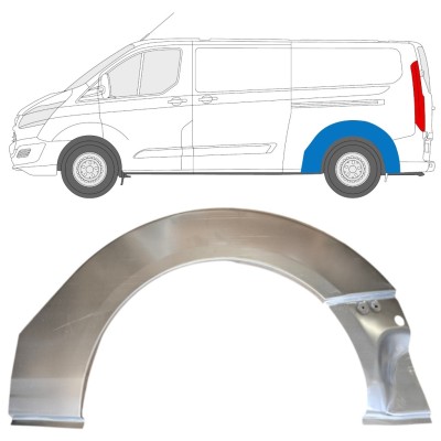 Slieksnis priekš Ford Transit Custom 2013- / Kreisā 14648