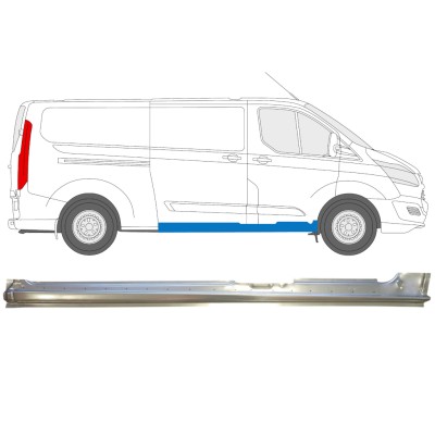 Bīdāmo durvju slieksnis priekš Ford Transit Custom 2013- / Labā 14644