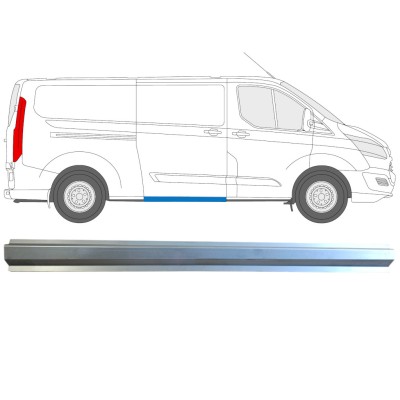 Bīdāmo durvju slieksnis priekš Ford Transit Custom 2013-2023 / Labā 16896