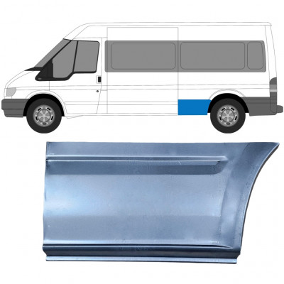 Aizmugurējā arka priekš Ford Transit 2000- / LWB / Kreisā 7163