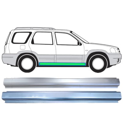 Slieksnis + iekšējais slieksnis priekš Mazda Tribute 2001-2008 / Kreisais = Labais (simetrisks) 15598