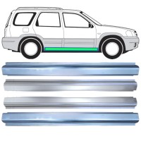 Slieksnis + iekšējais slieksnis priekš Mazda Tribute 2001-2008 / Kreisais+Labais 15599