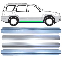 Slieksnis + iekšējais slieksnis priekš Mazda Tribute 2001-2008 / Kreisais+Labais 15599