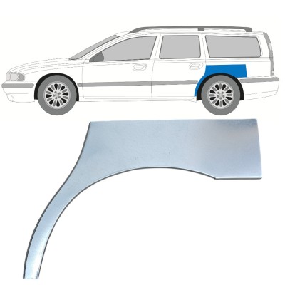 Aizmugurējā arka priekš Volvo S70 V70 2000-2007 / Kreisā 17212