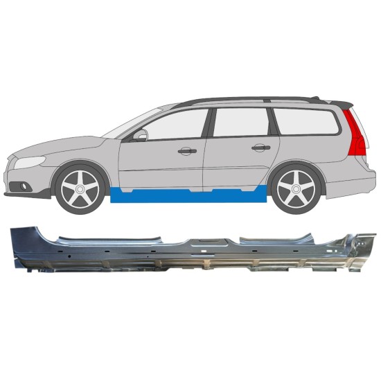 Pilns slieksnis priekš Volvo V70 2007-2016 / Kreisā 16275