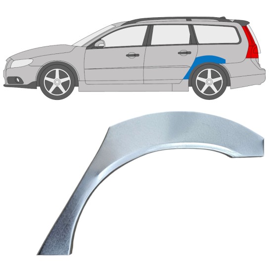 Aizmugurējā arka priekš Volvo V70 2007-2016 / Kreisā 17215