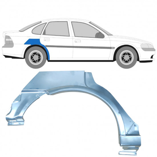 Aizmugurējā arka priekš Opel Vectra 1995-2002 / Labā 5653