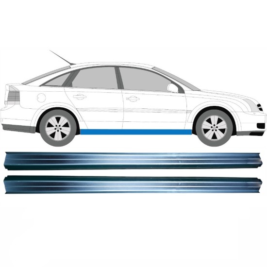Sliekšņa apakšējā daļa priekš Opel Vectra C 2002-2009 / Kreisais+Labais / Komplekts 16098