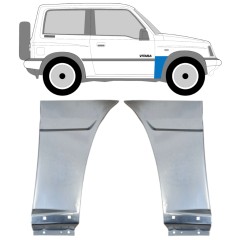 Priekšējā spārna daļa priekš Suzuki Vitara 1988-1998 / Kreisais+Labais / Komplekts 14640
