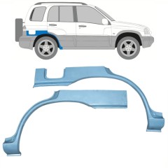 Aizmugurējā arka priekš Suzuki Grand Vitara 1997-2005 / Kreisais+Labais / Komplekts 11227