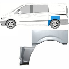 Aizmugurējā arka priekš Mercedes Vito W639 2003-2014 / Kreisā / Komplekts 9278
