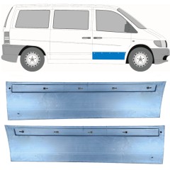 Priekšpuse durvju panelis priekš Mercedes Vito I W638 1996-2003 / Kreisais+Labais / Komplekts 11499