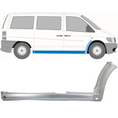 Pilns slieksnis + priekšējā spārna daļa priekš Mercedes Vito I W638 1996-2003 / Labā / Komplekts 11502