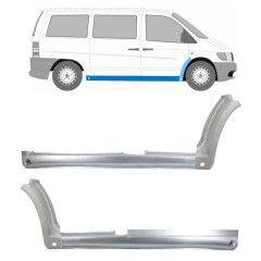 Pilns slieksnis + priekšējā spārna daļa priekš Mercedes Vito I W638 1996-2003 / Komplekts 11504