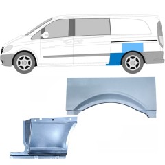 Aizmugurējā arka priekš Mercedes Vito W639 2003-2014 / Kreisā / Komplekts 11865
