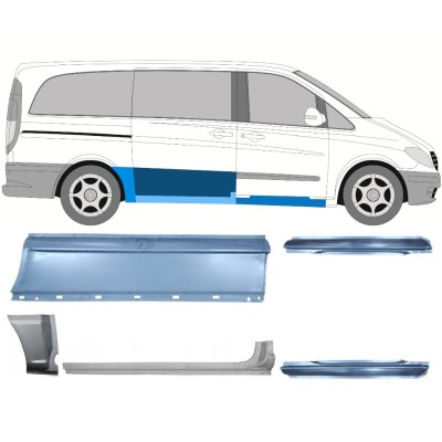 Remontdaļu komplekts priekš Mercedes Vito W639 2003-2014 / Kreisais+Labais / 14789