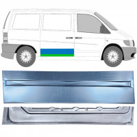 Bīdāmo durvju iekšējā un ārējā daļa priekš Mercedes Vito 1996-2003 / Labā / Komplekts 12048