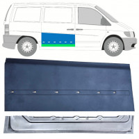 Bīdāmo durvju iekšējā un ārējā daļa priekš Mercedes Vito 1996-2003 / Labā / Komplekts 12049