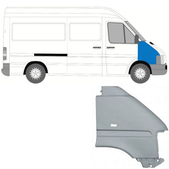 Priekšējais spārns priekš Volkswagen LT 1996-2005 / Labā 8958