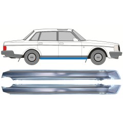 Pilns slieksnis priekš Volvo 240 1975-1993 / Kreisā / Labā / Komplekts 12772