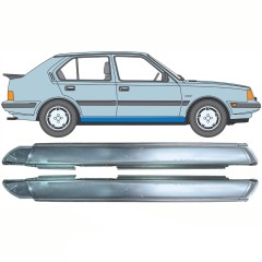 Pilns slieksnis priekš Volvo 340 360 1975-1991 / Kreisais+Labais / Komplekts 10768