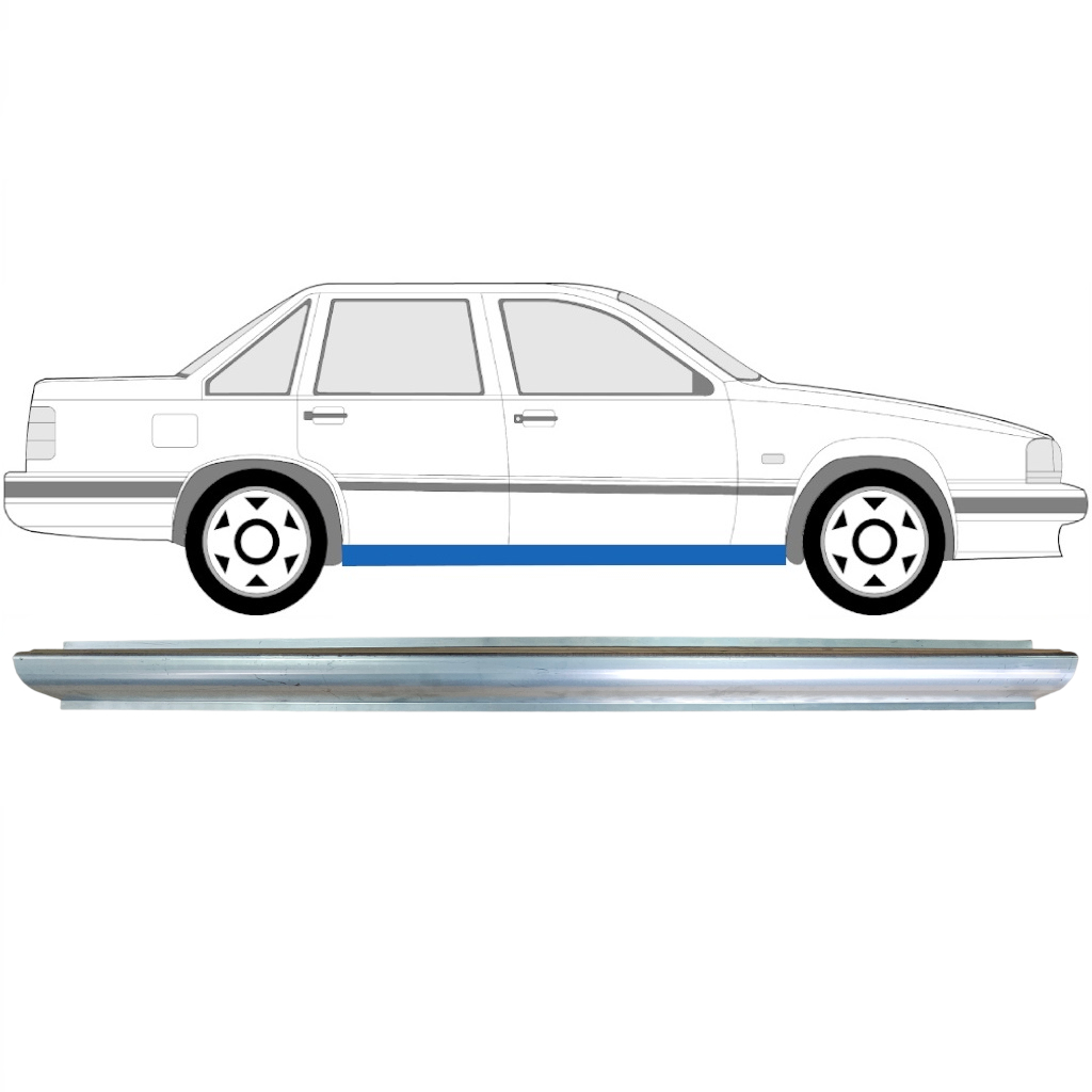 Slieksnis Priekš Volvo 850 1991-1997 / Kreisais = Labais (Simetrisks) 6140