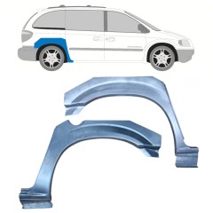 Aizmugurējā arka priekš Chrysler Voyager 2000-2008 / Kreisais+Labais / Komplekts 11284