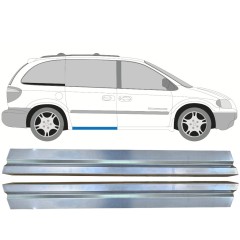 Bīdāmo durvju slieksnis priekš Chrysler Voyager 2000-2008 / Kreisais+Labais / Komplekts 11193