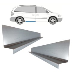 Bīdāmo durvju iekšējais slieksnis priekš Chrysler Voyager 2000-2008 / Kreisais+Labais / Komplekts 11194