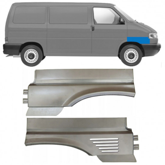 Priekšējā spārna daļa priekš VW Transporter T4 Caravelle 1996-2003 / Kreisais+Labais / Komplekts 10635