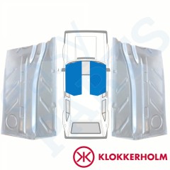 Priekšējā apakšējā plāksne priekš Volkswagen Golf 1 1974-1985 / Kreisais+Labais / Komplekts 10340