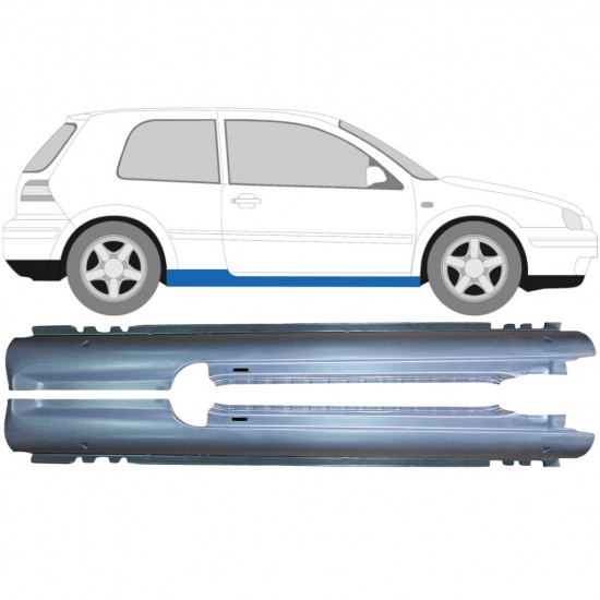 Slieksnis priekš VW Golf 4 1997- / Kreisais+Labais / Komplekts 9244