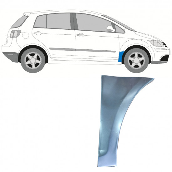 Priekšējā spārna daļa priekš VW Golf Plus 2005-2013 / Labā 7840