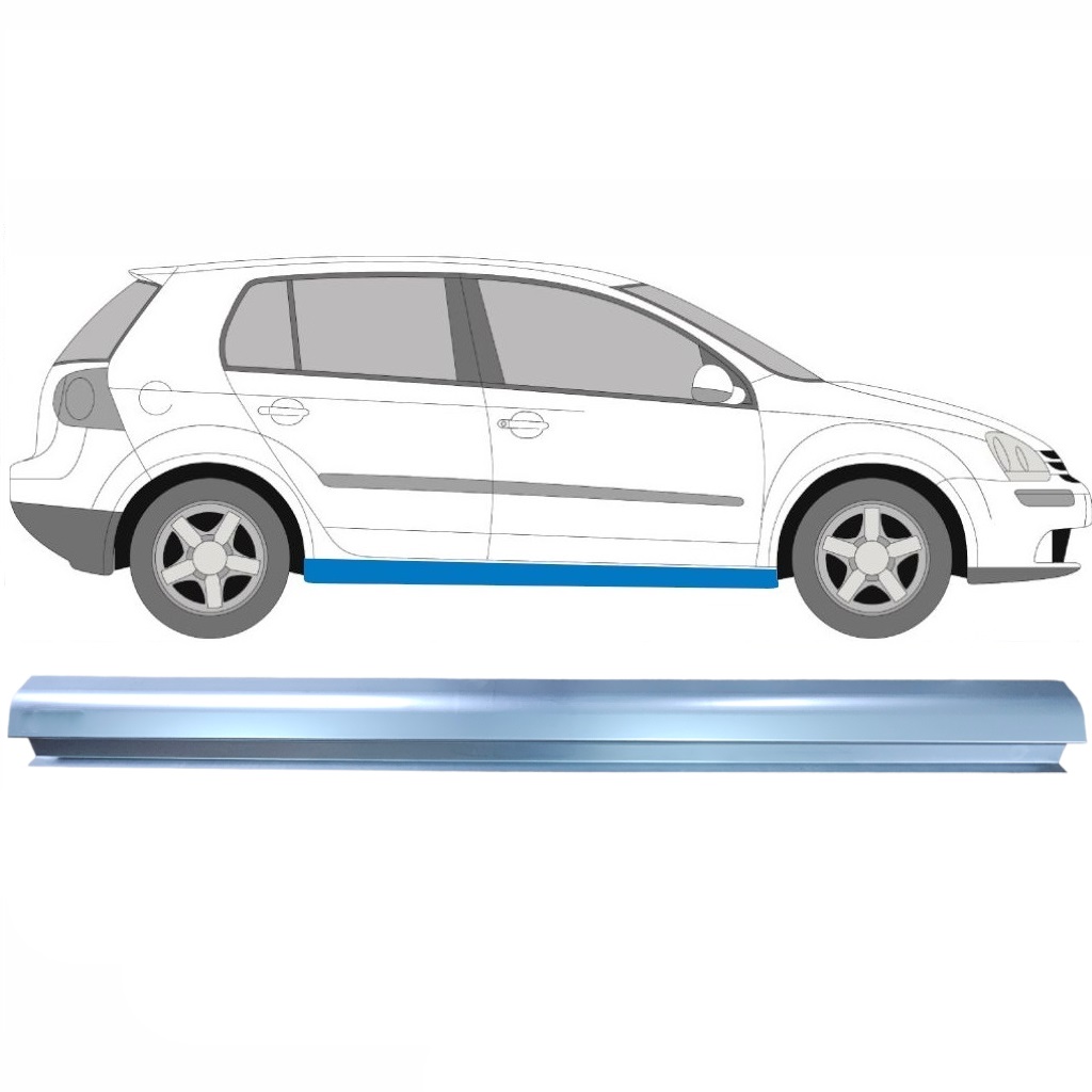 Slieksnis Priekš Volkswagen Golf 5 2003-2009 / Kreisais = Labais (Simetrisks) 11268