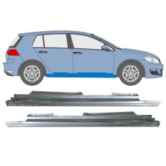 Pilns slieksnis priekš Volkswagen Golf 7 2012- / Kreisais+Labais / Komplekts 9973