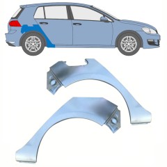 Aizmugurējā arka priekš Volkswagen Golf 7 2012- / Kreisais+Labais / Komplekts 10393