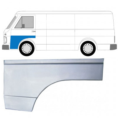 Priekšpuse durvju panelis priekš Volkswagen LT 1975-1996 / Kreisā 7947