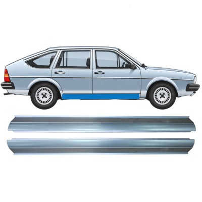 Slieksnis priekš Volkswagen Passat B2 1980-1988 / Kreisais = Labais (simetrisks) / COMBI / SEDAN / HATCHBACK / Komplekts 11262