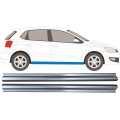 Slieksnis priekš Volkswagen Polo 2009-2017 / Kreisā / Labā / Kreisais+Labais / Komplekts 12910