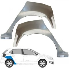 Aizmugurējā arka priekš Volkswagen Polo 2009-2017 / Kreisais+Labais / Komplekts 9662