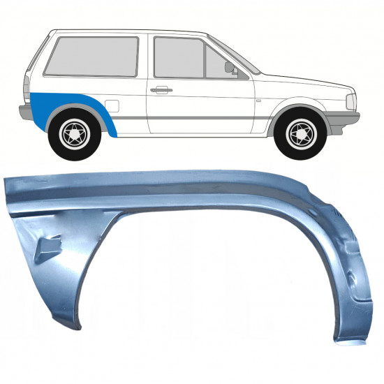 Aizmugurējā arka priekš VW Polo 1981-1984 / Labā 7116