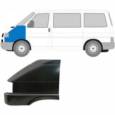 Priekšējais spārns priekš VW Transporter T4 1990-1996 / Kreisā 7239