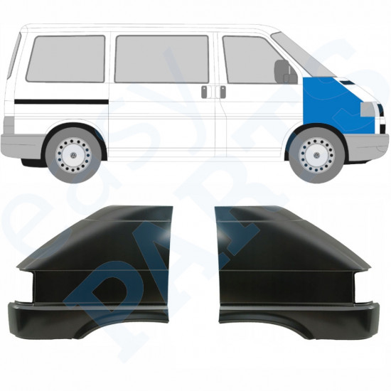 Priekšējais spārns priekš VW Transporter T4 1990-1996 / Kreisais+Labais / Komplekts 10588