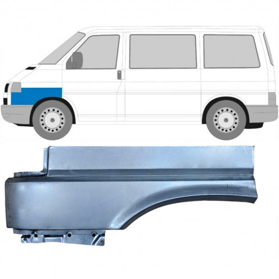 Priekšējā spārna daļa priekš VW Transporter T4 1996-2003 / Kreisā 8302