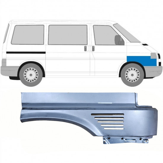 Priekšējā spārna daļa priekš VW Transporter T4 1996-2003 / Labā 8301