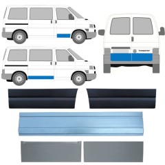 Durvju panelis priekš Volkswagen Transporter T4 1990-2003 / Kreisais+Labais / Komplekts 11392